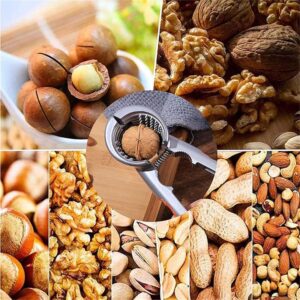 2-in-1 Metal Nutcracker Sheller Kitchen Tool for Walnuts, Almonds, Hazelnuts promax.pk