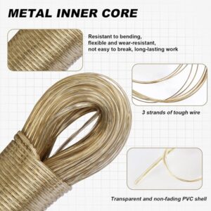 20 Meter PVC Coated Steel Anti-Rust Wire Rope Washing Line Clothesline Promax.pk