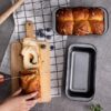 25 CM LOAF PAN Bread Loaf Pan, Non-Stick Loaf Pans for Baking Bread, Multi-Function Mold Mini Loaf Pan, Carbon Steel Bread Pan promax.pk