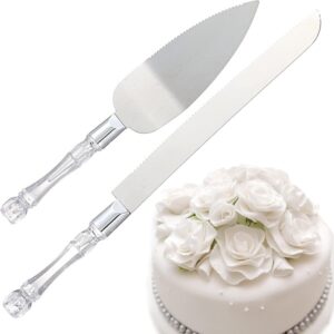 2pcs Cake Knife and Server Set Cake Cutting promax.pk