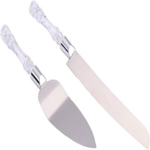 2pcs Cake Knife and Server Set Cake Cutting promax.pk