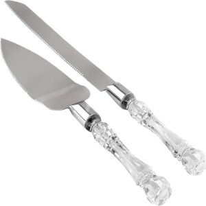 2pcs Cake Knife and Server Set Cake Cutting promax.pk