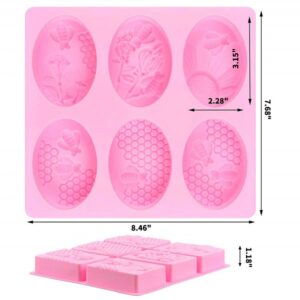 3D Bee Silicone Molds Honeycomb for Soaps & Cake Baking Mold promax.pk