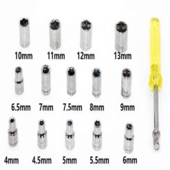 40pcs Combination Socket Wrench Set Repairing Tool Promax.pk