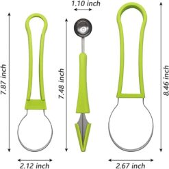 4In1 Multifunction Watermelon cutter knife and grape cutter,Fruit Peeler Cutter slicer tools Seed Remover promax.pk