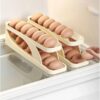 Automatic Scrolling Egg Rack Holder Storage Box Egg Basket Container promax.pk