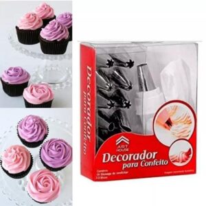 Best Baking Deal-Measuring Spoons Set +Cake Decorating Kit + Silicone Brush and Spatula promax.pk