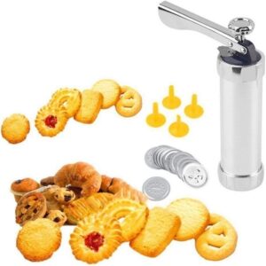 Cookie Biscuits Press Machine Bakeware With 10 Cookie Design 4 Nozzles promax.pk