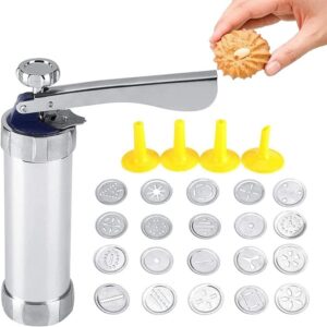 Cookie Biscuits Press Machine Bakeware With 10 Cookie Design 4 Nozzles promax.pk