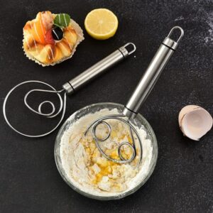 Egg Beater Flour Mixer Whip Egg White Cream Stainless Steel promax.pk