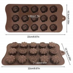 Flower Shape Silicone Molds Chocolate Candy Mold promax.pk