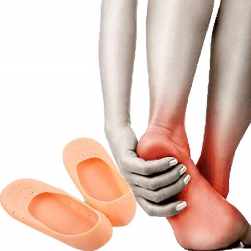Full Length Silicone Foot Protector Moisturizing Socks for Foot Care and Heel Cracks promax.pk