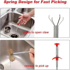 Hair Drain Clog Remover，Multifunctional Cleaning Claw,Sink Dredge Drain Clog Remover Cleaning Tool Promax.pk