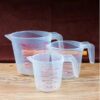 Liquid Measuring for Baking PVC Measuring Cup 3 Pieces 250,500,1000ml promax.pk