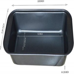 25 CM LOAF PAN Bread Loaf Pan, Non-Stick Loaf Pans for Baking Bread, Multi-Function Mold Mini Loaf Pan, Carbon Steel Bread Pan promax.pk