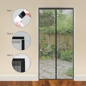 Magic Mesh Magnetic Fly Screen Curtain Promax.pk