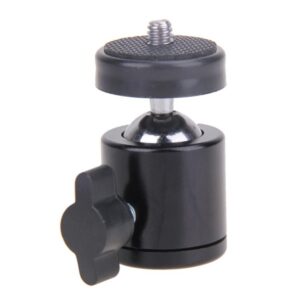 Mini Ball Head of 360 Swivel DSLR Camera Tripod Dsr +14 Screw Mount Stand promax.pk