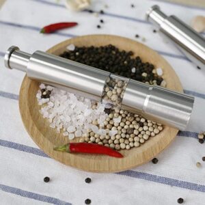 Mini Pepper Grinder Crusher Mill Stainless Steel Hand Thumb Press promax.pk