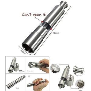 Mini Pepper Grinder Crusher Mill Stainless Steel Hand Thumb Press promax.pk