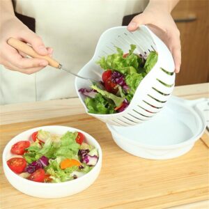 Multifunctional Fast Salad Cutter Bowl Vegetable Choppers and Dicers promax.pk