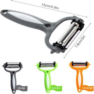 Multifunctional Peelers，Vegetable slicer,360 Degree Rotatable Hanging Peeler promax.pk