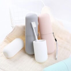 Toothbrush Kit Case, Toothpaste Cup Holder, Protect Storage Box, Travel Organizer promax.pk