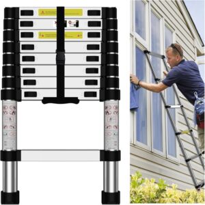 Aluminum Telescopic Ladder 3.2m 10 Fit Promax.pk