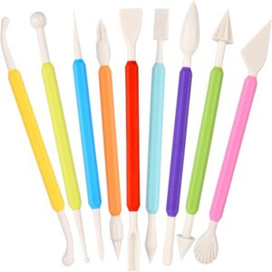 Set Of 9 Pcs 18 shapes Fondant Cake Icing Modelling Crafting Tool Promax.pk