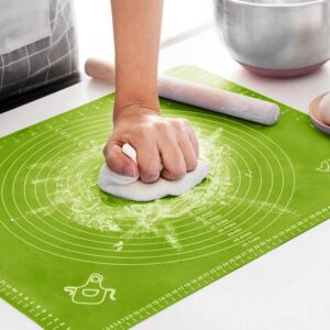 Silicone Baking Mat Roti mat Silicone Chapati Atta Kneading Mat Non-Stick Fondant Rolling Mat Stretchable promax.pk