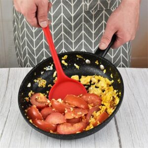 Silicone Kitchenware Cooking Utensils Spatula Turner Beef Meat Egg Kitchen Scraper Wide Pizza Shovel Non-stick Cooking Tool promax.pk