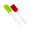 Small Silicone Brush and Spatula Set, 2-Pieces, Red Brush Ghee oil Brush Multi color promax.pk