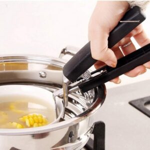 Stainless Steel Anti-Hot Pot Pan Hot Dish Plate Bowl Gripper Clip promax.pk