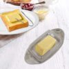 Stainless Steel Butter Dish with Cover & Butter Tong promax.pk