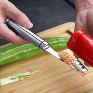 Stainless Steel Pepper Corer Seed Remover Sharp promax.pk