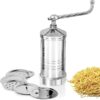 Stainless Steel Sev Maker Snacks Maker Manual Pasta Maker with 6 Different Designs promax.pk