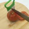 Vegetable Holder Stainless Steel Onion Fork Fruit Cutter Slicer promax.pk