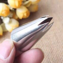 1M Stainless Steel Open Star Piping Nozzle – Cake & Cupcake Decorating Tool Promax.pk