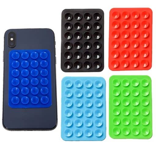1PC Silicone Suction Cup Wall Phone Holder – Anti-Slip Square Mount Promax.pk