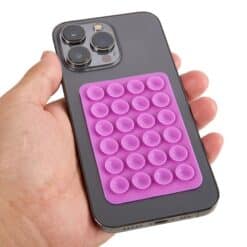 1PC Silicone Suction Cup Wall Phone Holder – Anti-Slip Square Mount Promax.pk