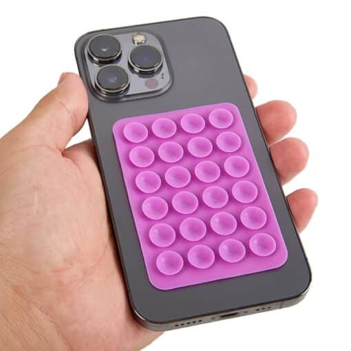 1PC Silicone Suction Cup Wall Phone Holder – Anti-Slip Square Mount Promax.pk