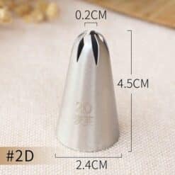 2D Big Size Icing Nozzle – Cupcake & Cake Decorating Piping Tip Promax.pk