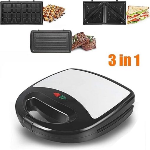 3 in 1 Electric Sandwich & Waffle Maker – Breakfast Machine Promax.pk